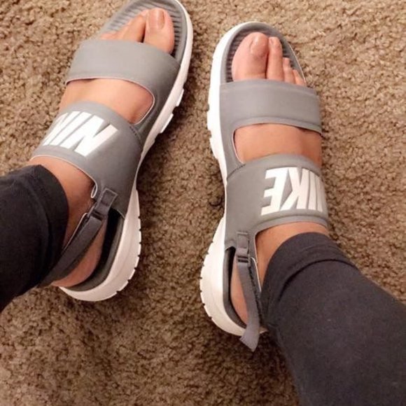 Nike Shoes Nike Sandals Size Grey Poshmark
